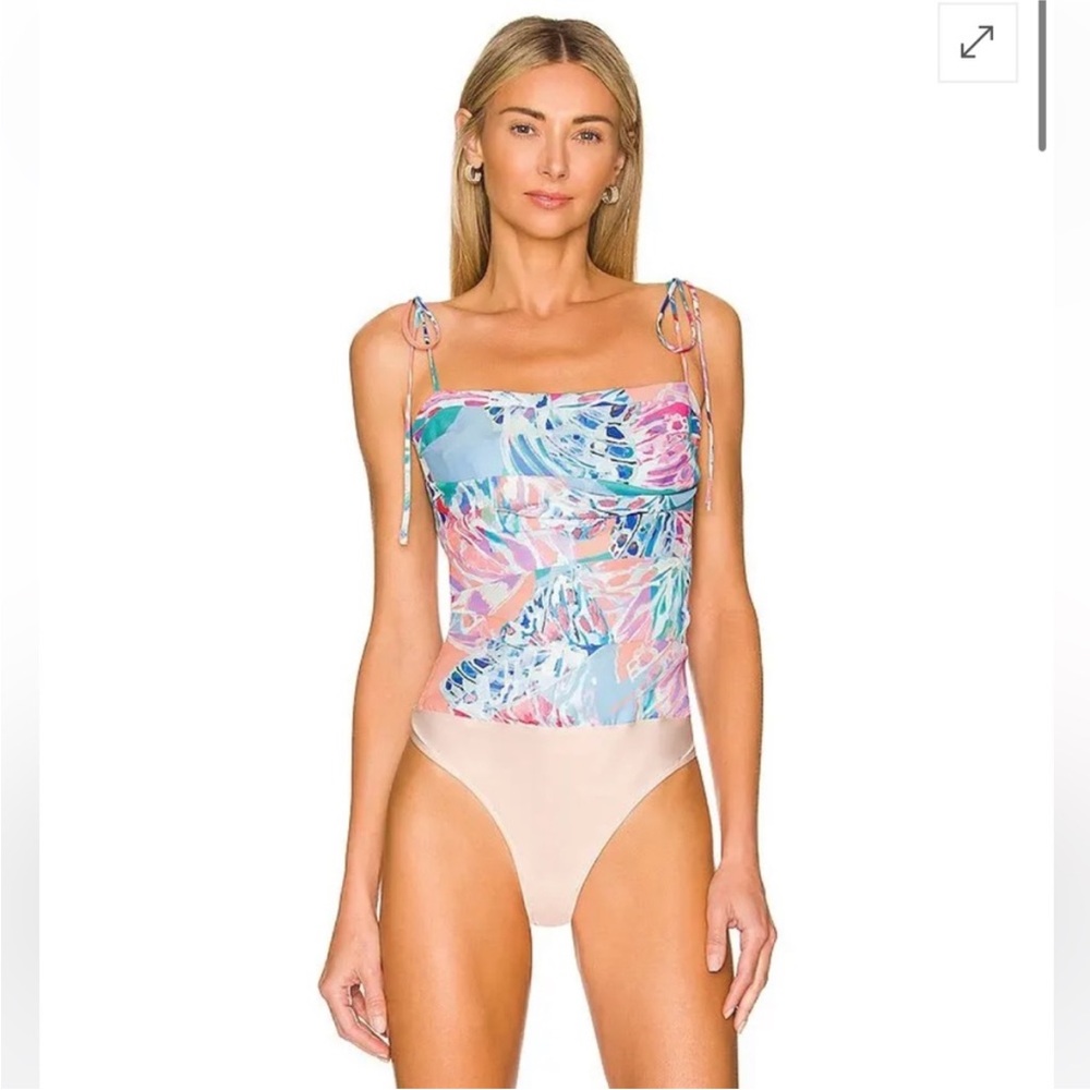 Amanda Uprichard Lavinia Bodysuit in Papillon size Small
